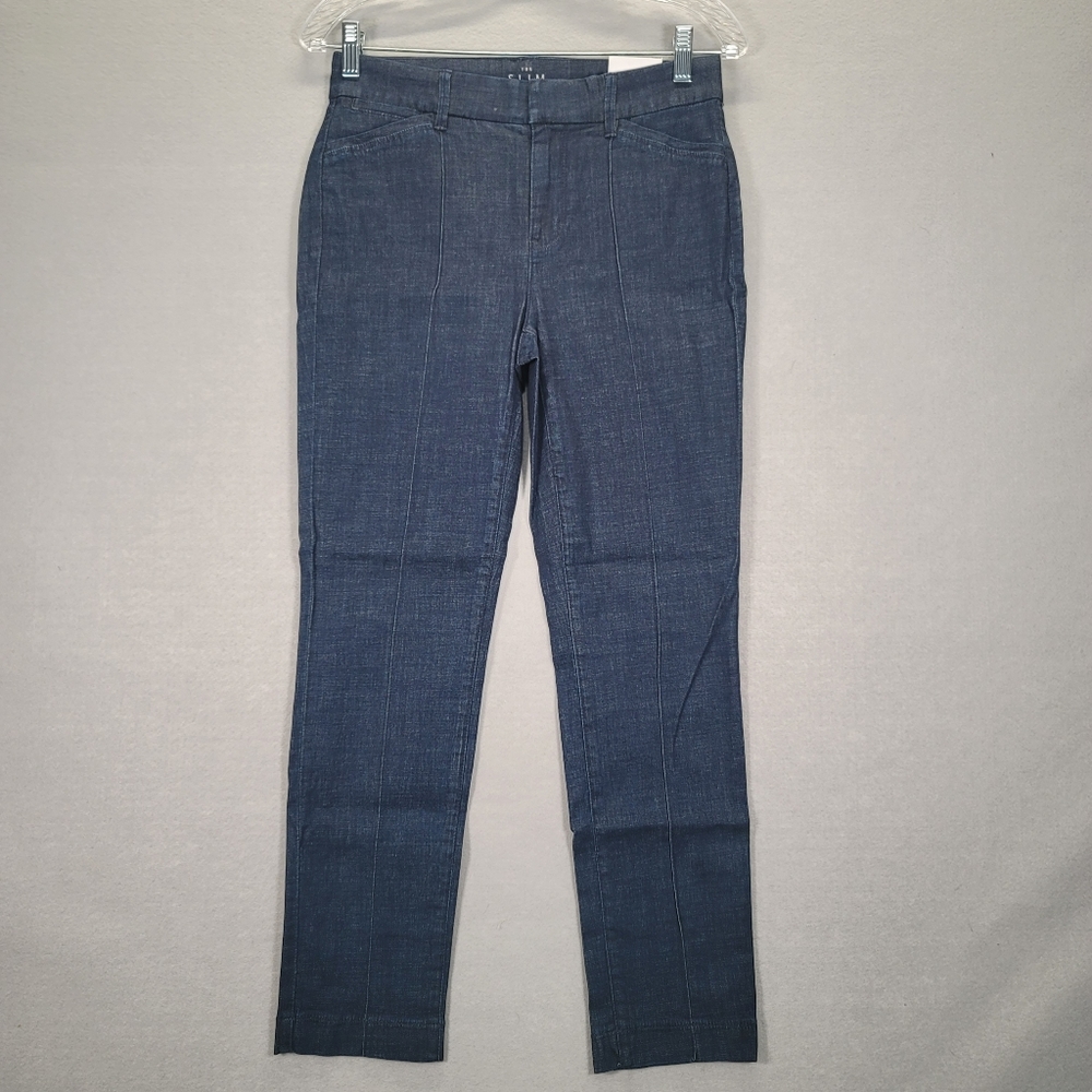 White House Black Market Dark Wash High Rise Slim Ankle Jeans Size 2